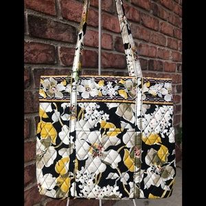 New Vera Bradley Holiday Dogwood Floral Print Purse Shoulder Bag NWT